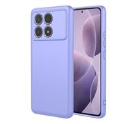 COMAKU Case for Xiaomi Poco F8 Pro, with Camera Soft TPU Silicone Protection Cover with Shockproof Bumper - Purple
