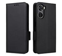 COMAKU Case for ZTE nubia Neo/Blade V50 Design 5G/V41 vita/V40 design/Axon 40 lite, High grade Leather Flip Wallet Phone Case Cover, Magnetic closure，Shock proof phone cover -Black