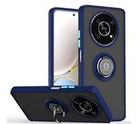 COMAKU Compatible with Honor Magic 4 Lite 4G/5G Case, with Ring Holder Stand, [Work with Magnetic Car Mount] PC + TPU Shockproof Anti-Scratch Protective Case - Royal Blue