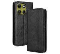 COMAKU Compatible with Motorola Moto G86 Case Leather - Flip Cover Protection magnetic Phone Case wallet with Card Holder - Black