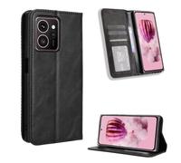 COMAKU HMD Skyline 5G Case Leather - Flip Cover Protection magnetic Phone Case wallet with Card Holder - Black