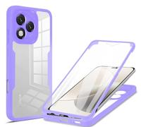 COMAKU Honor 400 Lite Case, Full Body with Built-in Screen Protector Heavy Duty Protection Shockproof Slim Fit Cover for Honor 400 Lite - Purple