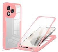 COMAKU Honor 400 Lite Case, Full Body with Built-in Screen Protector Heavy Duty Protection Shockproof Slim Fit Cover for Honor 400 Lite - Pink