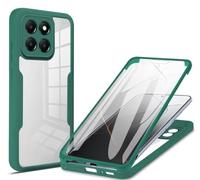 COMAKU Honor 400 Smart Case, Full Body with Built-in Screen Protector Heavy Duty Protection Shockproof Slim Fit Cover for Honor 400 Smart - Green