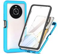 COMAKU Honor Magic 4 Lite/Honor X9 4G/5G Case, Full Body with Built-in Screen Protector Heavy Duty Protection Shockproof Slim Fit Cover for Honor Magic 4 Lite/Honor X9 4G/5G - Light Blue
