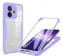 COMAKU OPPO A5 Pro 5G Case, Full Body with Built-in Screen Protector Heavy Duty Protection Shockproof Slim Fit Cover for OPPO A5 Pro 5G - Purple