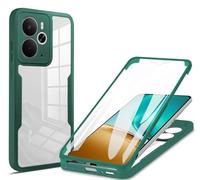 COMAKU Oppo Reno 14 5G Case, Full Body with Built-in Screen Protector Heavy Duty Protection Shockproof Slim Fit Cover for Oppo Reno 14 5G - Green