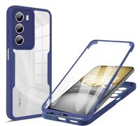 COMAKU Realme 14X 5G / Realme C75 4G Case, Full Body with Built-in Screen Protector Heavy Duty Protection Shockproof Slim Fit Cover for Realme 14X 5G / Realme C75 4G - Blue