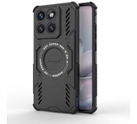 COMAKU Ultra Armor Case for Motorola Edge 70 Fusion, Shockproof TPU+PC Cover, [Rapid Heat Dissipation] [Strong Magnetic] - Black