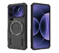 COMAKU Ultra Armor Case for Xiaomi 17 Pro Max, Shockproof TPU+PC Cover, [Rapid Heat Dissipation] [Strong Magnetic] - Black