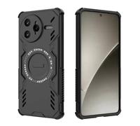 COMAKU Ultra Armor Case for Xiaomi Poco F7 Pro, Shockproof TPU+PC Cover, [Rapid Heat Dissipation] [Strong Magnetic] - Black