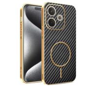 COMAKU Ultra-Thin Electroplating PU Leather + TPU Silicone Case for OPPO A5 Pro 5G/4G, Stylish Skin Texture is Non-Slip and Shockproof Magnetic Phone Case Cover - Black