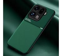 COMAKU Ultra-Thin TPU Silicone Case for Oppo Find X9 Pro, Skin Texture is Non-Slip and Shockproof Phone Case Cover - Green