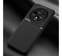 COMAKU Ultra-Thin TPU Silicone Case for OPPO Reno 12 FS 5G, Skin Texture is Non-Slip and Shockproof Phone Case Cover - Black