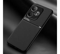 COMAKU Ultra-Thin TPU Silicone Case for Realme GT 6 / Realme GT 6T, Skin Texture is Non-Slip and Shockproof Phone Case Cover - Black