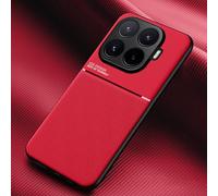 COMAKU Ultra-Thin TPU Silicone Case for Xiaomi 17T 5G, Skin Texture is Non-Slip and Shockproof Phone Case Cover - Red