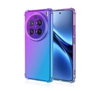 COMAKU vivo X200 Pro Case - Ultra Light Slim TPU Phone Cover with Shockproof Protection, Stylish Gradient Clear Design Compatible for vivo X200 Pro - purple blue