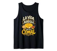 Comal Arepa Pupusa Spanish Quote Tank Top
