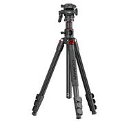 COMAN 181 cm Horizontal Camera Tripod, Video Tripod with Hydraulic Head, Quick Release Plate, Removable Monopod, Suitable for SLR Cameras, Mobile Phone Camcorders and Viewfinder (KX3939MINI-V1)
