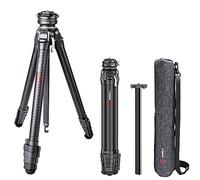 COMAN Zero F38 Professional Carbon Fiber Tripod | 62" Lightweight Travel Tripod with F38 Quick Release, 360° Panorama Ball Head, 18 kg Load Capacity, Compact Fold for DSLR, Mirrorless & Video Cameras