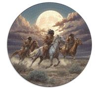 Comanche Native Americans Roam The Texas Plains Rätsel Für Erwachsene || Familienspaß-Puzzles 1000pcs (67.5x67.5cm) Erwachsene