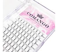 Comango Prefabricated Eyelash Extension 6D-C-0.07-8-15 mm Mix, 3D|4D|5D|6D 0.07/0.10 mm C/D 8-15 mm Mix-8-15 mm Nature Short Stem Premade Lash Fan Mix 6D-0.07-C-8-15 8-15 8 -15 Blend