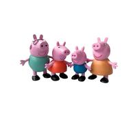Comansi Peppa Pig Colection Set (4 Figurines: Peppa Pig, George, Mommy Pig and Daddy Pig)