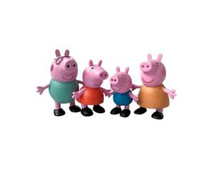 Comansi Peppa Pig Colection Set (4 Figurines: Peppa Pig, George, Mommy Pig and Daddy Pig)