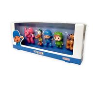 Comansi - Pocoyo Collection Set 5 Figures: Pocoyo, Elly, Duck, Loula Nina
