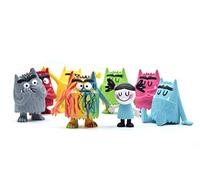 Comansi The Colour Monster Collection Set (8 figurines: Confused, Sad, Angry, Scared, Happiness, Calm, Love and Nuna)