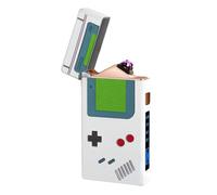 COMANYI Rechargeable Lighter USB Electric Lighter for Camping, Flameless Dual Arc Lighters with LED Battery Indicator for Men (Game Boy)