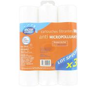 COMAP S900503 Filter Cartridges 20 Microns Set of 3 White