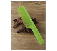 Comb 3pc Light Weight Big Size Barber Flat Top Cutting Comb Clipper Over Haircut Anti-slip Handle Plastic Hairdressing Fading(Green)