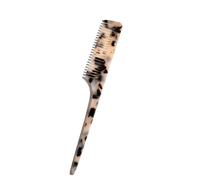 Comb 3PC Multi-colored Acetic Acid Portable Tip Tail Comb For Various Hair Lengths For Travel And Home Use Barber Shop(Light brown)