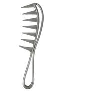 Comb - 7.5x2.4 Inches Extra Large Teeth Hair Brush, Scalp Massaging Relaxing Tool, Hollow Body Design Accessory | Handled Styling Comb For Women Girls Long Short Moist Hair Delicate Craftsmanship