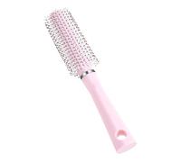 Comb Blow out Brush for Short Hair Volume Pink ABS | Scalp-friendly Tips, Comfortable Grip, Travel Use, Smooth Blowouts, Root Lifting, for Men and Stylists