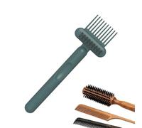 Comb Cleaner Stiff Bristles Portable Non-Slip Handle