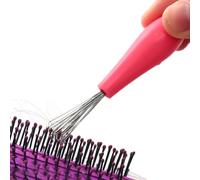 Comb Cleaner Tool Portable Compact Wire Rake Handle Lint Dirt Remover