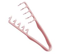 Comb for Curls, Volume Comb, Styling Comb, Styling Comb with Texture, Large Tooth Comb for Volume and Care - Volume for the Hair Roots with Bangs Nourishing (Pink, 1 Piece)