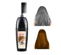 Comb For Hair Coloring With Integrated Brush, Portable Hair Dye Comb For Gray Ocks Coverage, Plant Extract Mane Dye, Gentle And Non Irritating To The Scalp, For Women Men