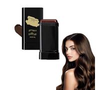 Comb Hair Dye Pen, 2 in 1 Black Hair Dyes with Combs Applicator, Waterproof Sweat-Proof Temporary Root Touch Up Tool, Portable Hair Colouring Cream for Women Men (Brown-1pc)