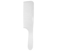 Comb Hair Plastic Curved Detangling Haircutting Combs Fine Teeth for Salon Household Barber (White)