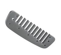 Comb Harmonica Part 10-Hole Valve Lapping Tool, Terminal Removal Tool Kit 4.1 X 1.3 X 0.2in Small Aluminum Alloy Small Musical Instrument Fitting for Beginner Students Kids (Grey)