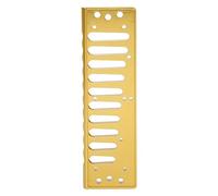 comb harmonica part,gold 10 hole harmonica Comb 10-Hole Blues Harp Comb Part for SP20 Aluminum Alloy Harmonica Accessory harmonica comb(金色)