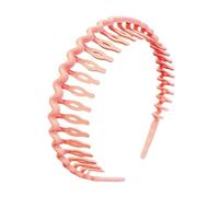 Comb Headband, Wavy Hair Head Bands Comb with Teeth, Non-Slip Resin Head Bands Skinny Hairpin Accessories for Women Girls Travel