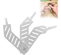 Comb Lock Picks Set, 3-in-1 Portable Stainless Steel Lock Picking Kit, Multifunctional Hand Tool for Firefighters, Emergency, and Professional Use