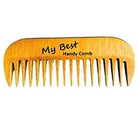 COMB-My Best Handy wooden comb for all hair types. Eco friendly FSC certified Birch, anti static massage comb