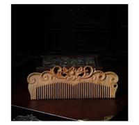 Comb Nordic Carved Fine-tooth Comb Wooden Massage Comb Hair Styling Comb Beard Comb Can Comb Dry or Wet Hair Beauty Comb