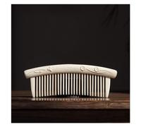 Comb Portable Retro Comb Solid Wood Carved Hair Comb Household Fine Tooth Comb Curly Comb Hairbrush(B)