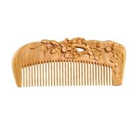 Comb Retro Wood Carving Hair Comb Men's Hair Comb Scalp Massage Wooden Comb Portable Comb Hairbrush